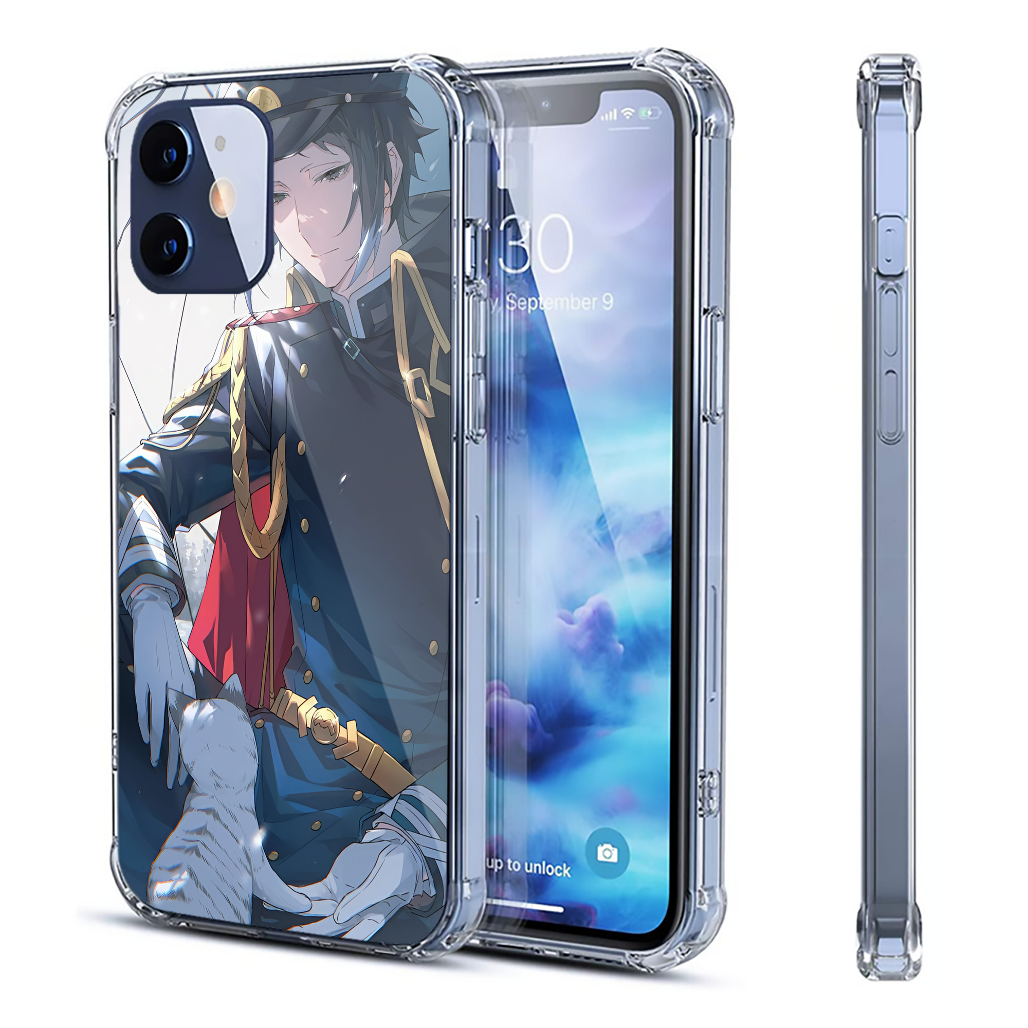 （画像用） 文豪ストレイドッグス Bungo Stray Dogs 【iPhone 12シリーズ対応】透明スマホケース（クリアソフトケース）